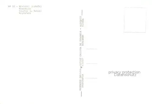 AK / Ansichtskarte Benidorm Nightfall Benidorm