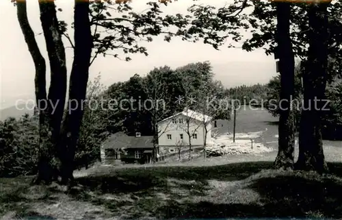 AK / Ansichtskarte Altenmarkt_Triesting Schoepflhuette am Schoepfl Schutzhaus Wienerwald Altenmarkt_Triesting