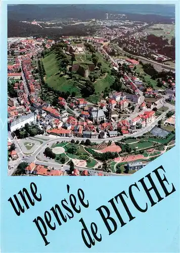 AK / Ansichtskarte Bitche_Moselle Fliegeraufnahme Bitche_Moselle