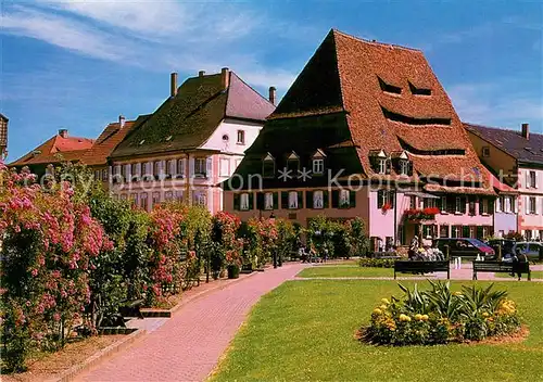 AK / Ansichtskarte Wissembourg Square du quai du 24 novembre Maison du Sel  Wissembourg