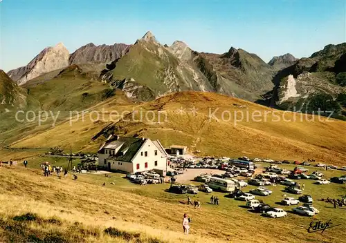 AK / Ansichtskarte Col_d_Aubisque Hotellerie et Sommets  Col_d_Aubisque