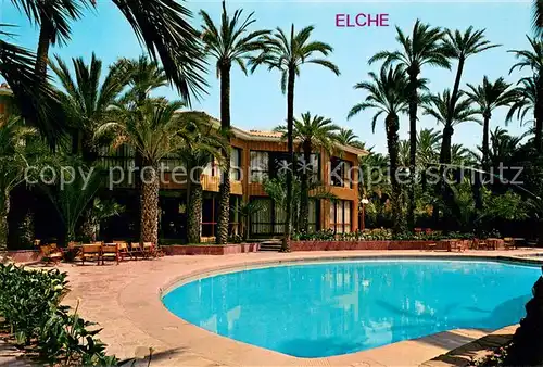 AK / Ansichtskarte Elche Hotel Huerto del Cura Elche