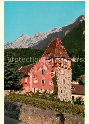 AK / Ansichtskarte Vaduz Rotes Haus  Vaduz