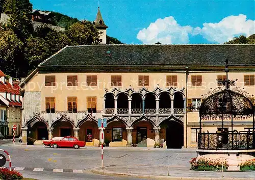 AK / Ansichtskarte Bruck_Mur Kornmesserhaus Eiserner Brunnen Bruck_Mur