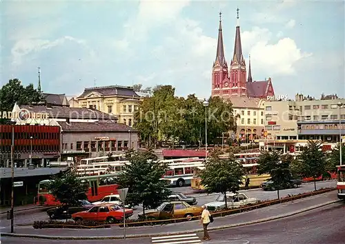 AK / Ansichtskarte Skien Busstasjonen Skien