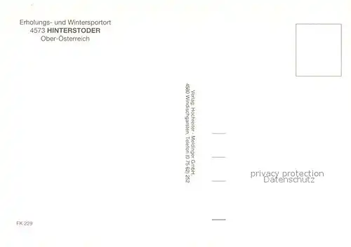 AK / Ansichtskarte Hinterstoder Teilansichten Panorama Hinterstoder