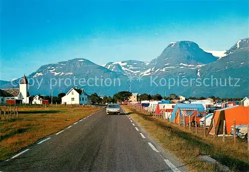 AK / Ansichtskarte Skibotn Panorama Camping 