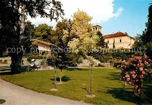 AK / Ansichtskarte Gleichenberg_Bad Musik Terrasse im Kurpark Gleichenberg_Bad