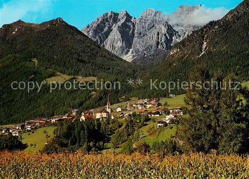 AK / Ansichtskarte Telfes_Stubai mit Kalkkoegel Telfes_Stubai