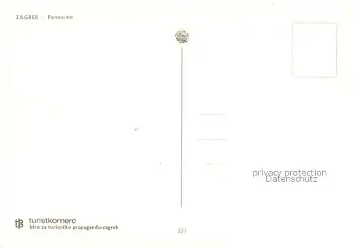 AK / Ansichtskarte Zagreb Panorama mit Kirche Zagreb