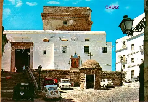 AK / Ansichtskarte Cadiz_Andalucia Parroquia de Santa Cruz Catedral Vieja Cadiz Andalucia