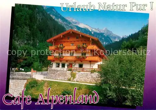 AK / Ansichtskarte Ginzling Cafe Alpenland Ginzling