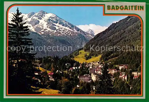 AK / Ansichtskarte Badgastein Panorama mit Radhausberg und Schareck Badgastein