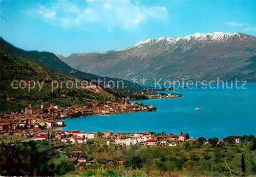 AK / Ansichtskarte Salo_Lago_di_Garda I tre golfi e Monte Baldo Gardasee Salo_Lago_di_Garda