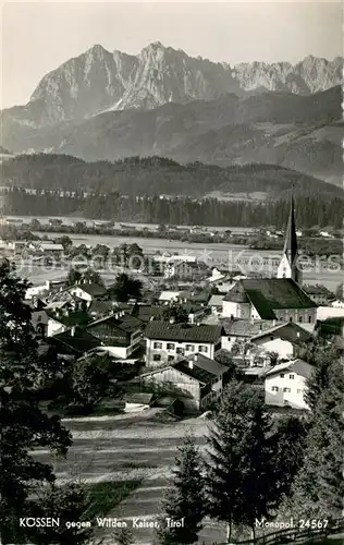 AK / Ansichtskarte Koessen_Tirol Panorama mit Wildem Kaiser Koessen Tirol