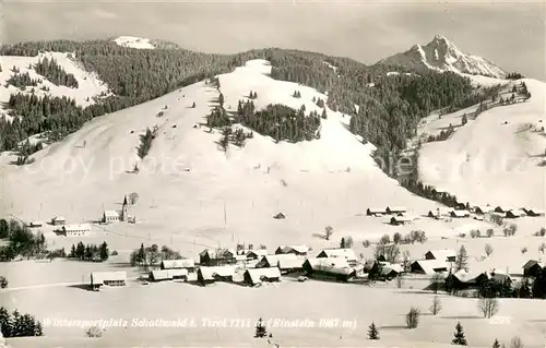 AK / Ansichtskarte Schattwald Panorama mit Einstein Schattwald