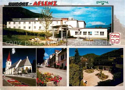 AK / Ansichtskarte Aflenz Kurzentrum Kirche Strassenpartie Aflenz