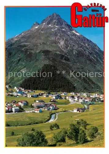 AK / Ansichtskarte Galtuer_Tirol Panorama mit Gorfenspitze Galtuer Tirol