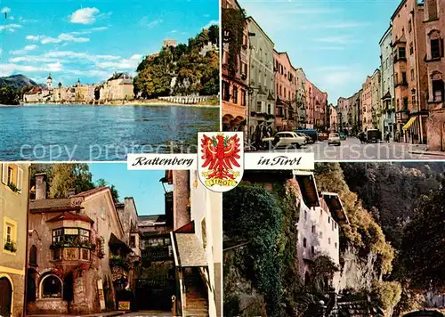 AK / Ansichtskarte Rattenberg_Tirol Innpartie mit Bienerburg Altstadt Rattenberg Malerwinkel Nagelschmiedhaeuser Rattenberg Tirol