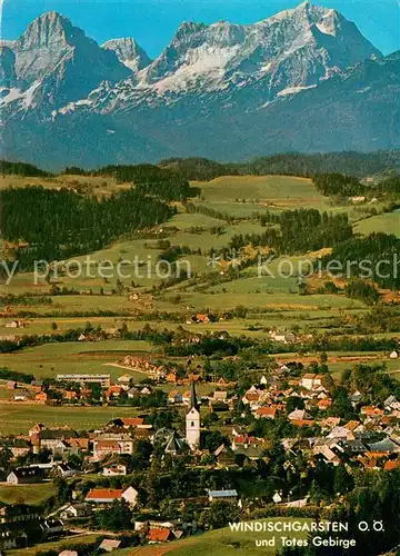 AK / Ansichtskarte Windischgarsten Fliegeraufnahme und Totes Gebirge Windischgarsten