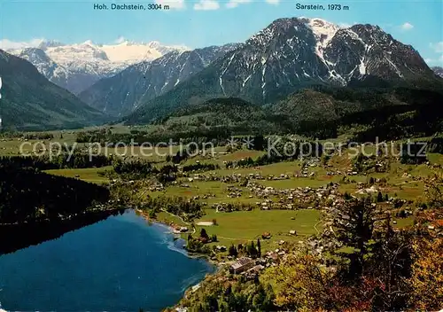 AK / Ansichtskarte Alt_Aussee Panorama mit Altausseer See Hoher Dachstein Sarstein Alt_Aussee