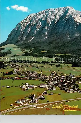 AK / Ansichtskarte Bad_Mitterndorf Fliegeraufnahme mit Heilbrunn und Grimmig Bad_Mitterndorf