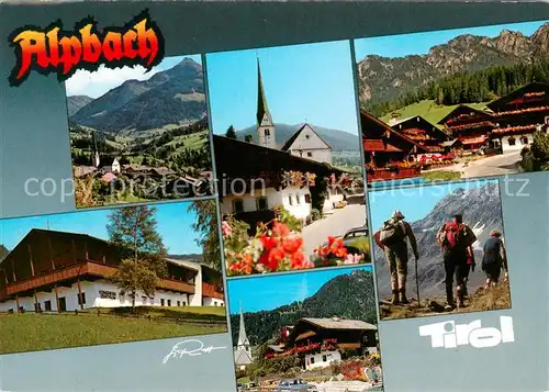 AK / Ansichtskarte Alpbach Dorfpartien Panorama Alpbach