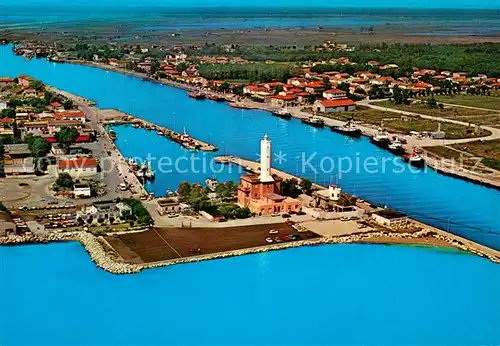 AK / Ansichtskarte Ravenna_Italia Fliegeraufnahme Marina Leuchtturm Ravenna Italia