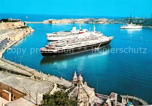 AK / Ansichtskarte Valetta_Malta Grand Harbour 