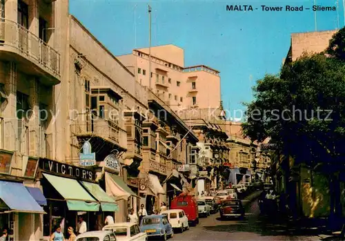 AK / Ansichtskarte Sliema Tower Road Sliema