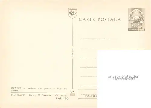 AK / Ansichtskarte Oradea Strassenbahn Oradea