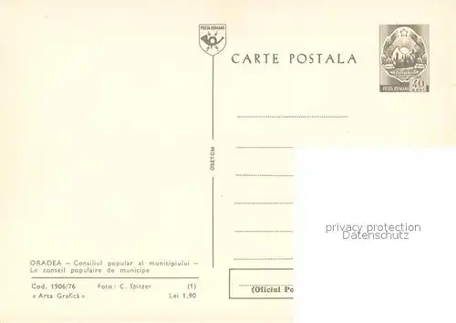 AK / Ansichtskarte Oradea Br?cke Oradea