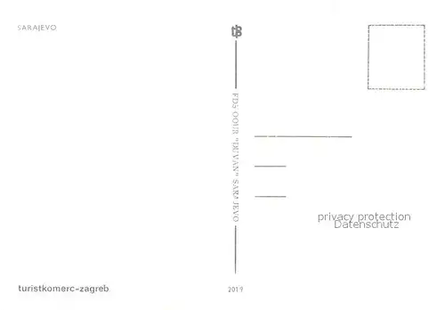 AK / Ansichtskarte Sarajevo Innenstadt Markt Sarajevo