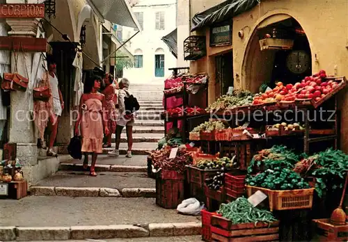 AK / Ansichtskarte Corfu_Korfu Markt Corfu Korfu