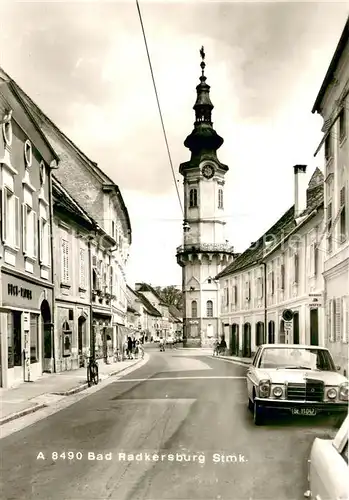 AK / Ansichtskarte Bad_Radkersburg Motiv Innenstadt mit Blick zum Rathausturm Bad_Radkersburg