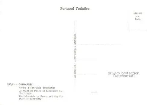 AK / Ansichtskarte Guimaraes Mont de Penha et Sanctuaire Eucharistique Guimaraes