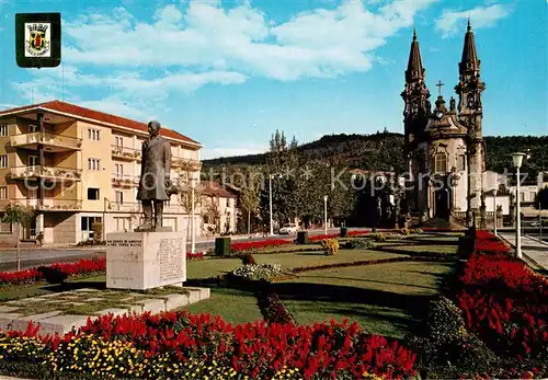 AK / Ansichtskarte Guimaraes Church of Holy Pasos Republica del Brasil Avenue Monument Guimaraes