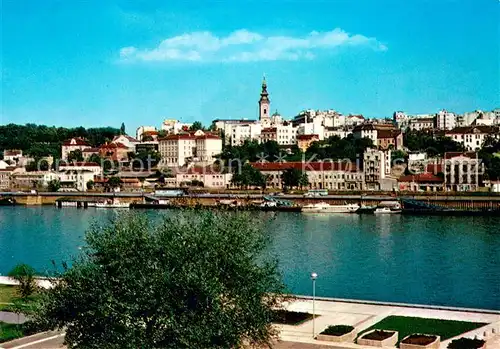 AK / Ansichtskarte Beograd_Belgrad Blick ueber die Donau Beograd Belgrad