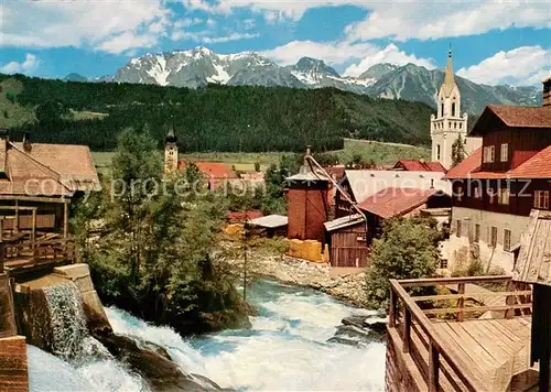 AK / Ansichtskarte Schladming_Obersteiermark mit Talbach Hohem Dachstein Scheichenspitze Eselstein und Sinabel Schladming_Obersteiermark