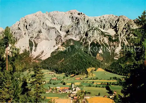 AK / Ansichtskarte Ramsau_Dachstein_Steiermark Panorama mit Scheichenspitze Ramsau_Dachstein