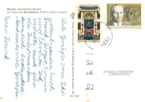 AK / Ansichtskarte Rauris Panorama Kirche Rauris