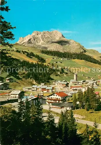 AK / Ansichtskarte Lech_Vorarlberg Panorama mit Karhorn Lech Vorarlberg