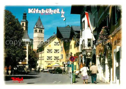 AK / Ansichtskarte Kitzbuehel_Tirol Strassenbild Vorderstadt Kitzbuehel Tirol