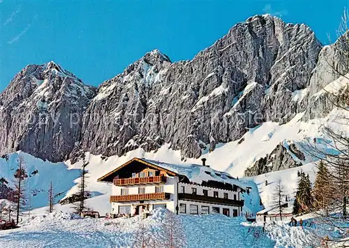 AK / Ansichtskarte Ramsau_Dachstein_Steiermark Berghotel Tuerlwand Dachstein Suedwaende Ramsau_Dachstein