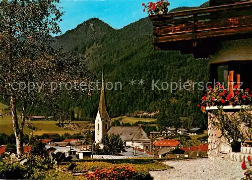 AK / Ansichtskarte Koessen_Tirol Ortsmotiv mit Wildem Kaiser Koessen Tirol