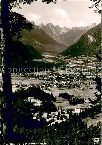 AK / Ansichtskarte Reutte_Tirol mit den Lechtaler Alpen Reutte Tirol