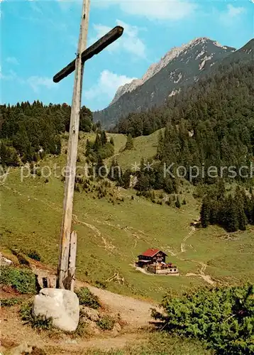 AK / Ansichtskarte Scheffau_Wilden_Kaiser Alpengasthof Walleralm  Scheffau_Wilden_Kaiser