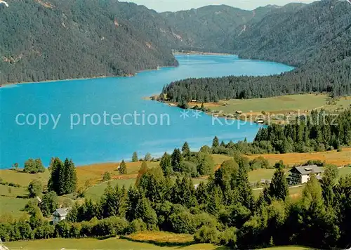 AK / Ansichtskarte Weissensee_Kaernten Fliegeraufnahme Weissensee Kaernten