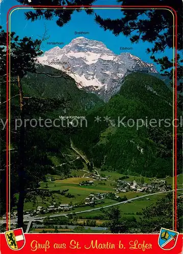 AK / Ansichtskarte St_Martin_Lofer Panorama im Pinzgauer Saalachtal St_Martin_Lofer