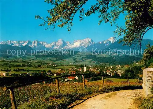 AK / Ansichtskarte Windischgarsten Panorama mit Totem Gebirge Windischgarsten